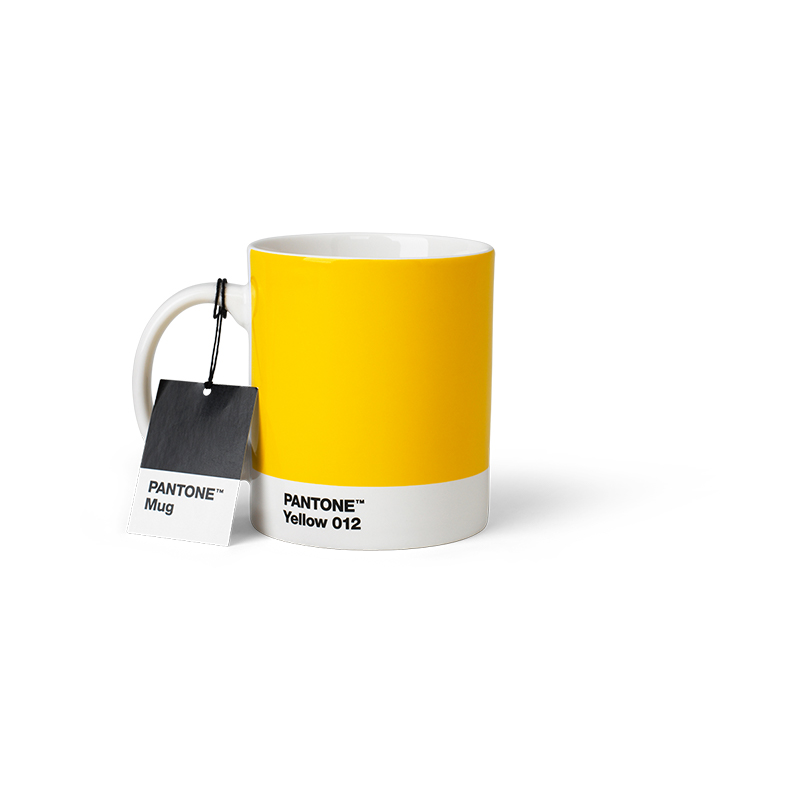 Pantone Porzellan-Becher yellow 012