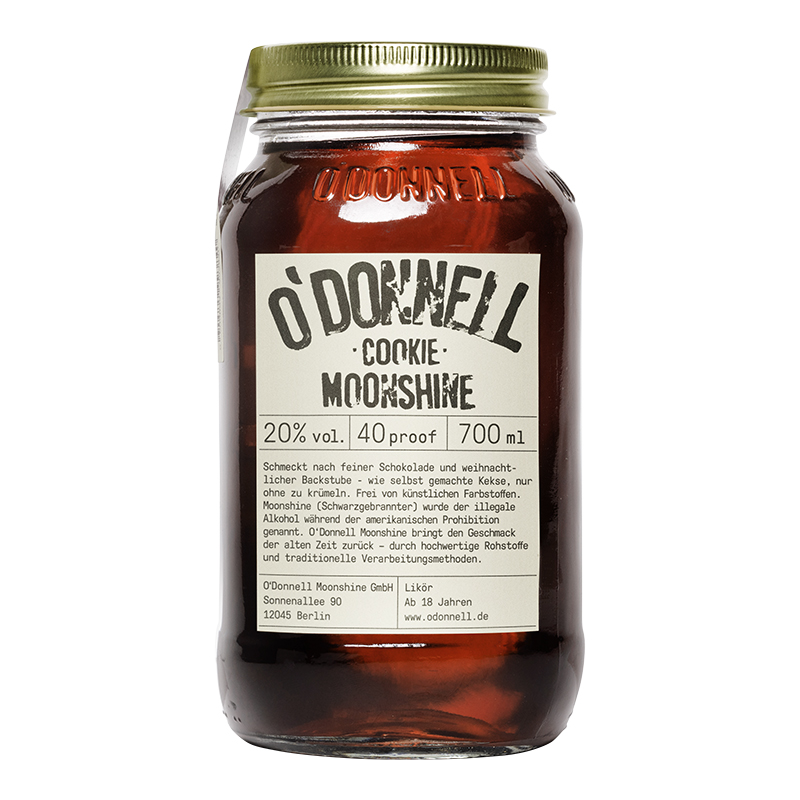 O'Donnell Moonshine Cookie Likör, 700ml, 20% Vol.