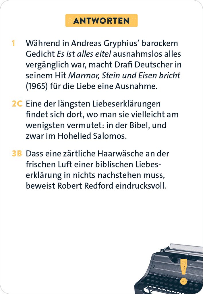 Classic Quiz - Literatur