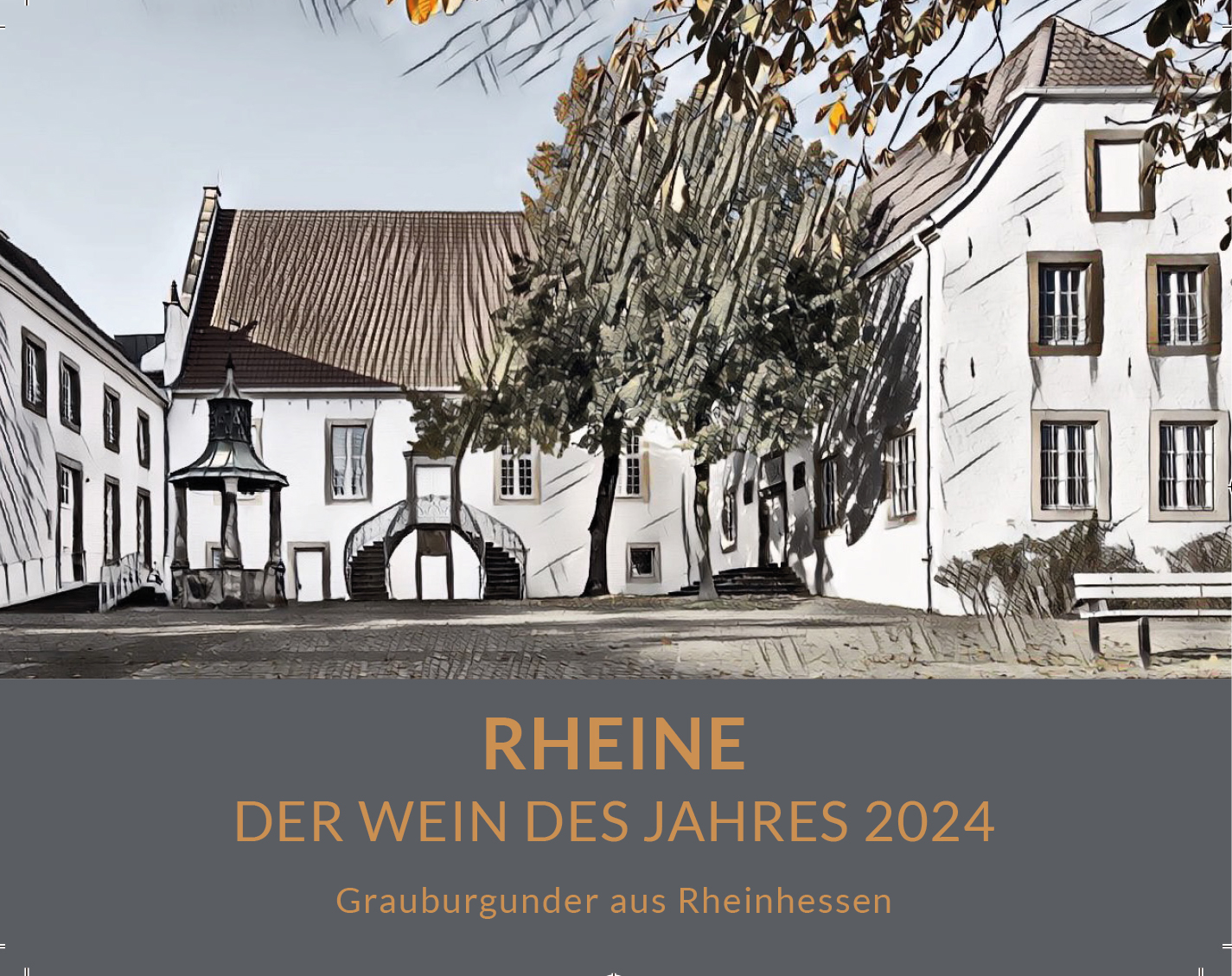 Weißwein " RHEINE - Der Wein des Jahres 2024" Grauburgunder, 13,5% Vol.