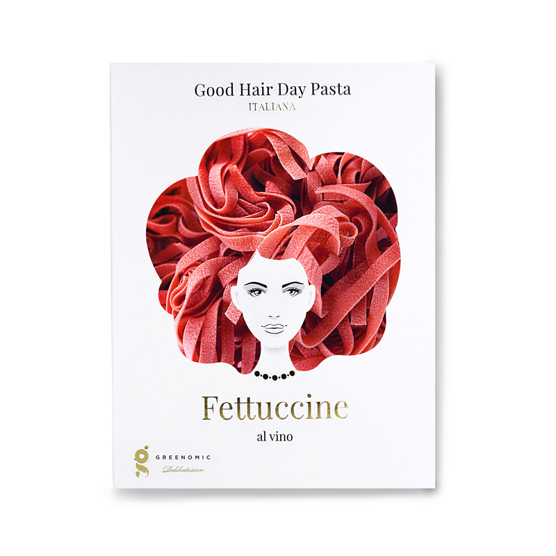 Good Hair Day Pasta - Fettuccine al vino Nudeln