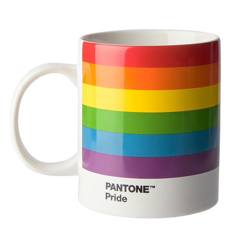 Pantone Porzellan-Becher Pride - Regenbogen