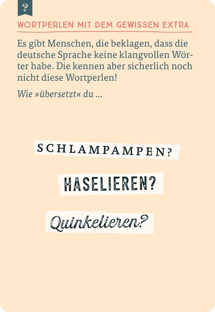 Das grosse Quiz der vergessenen Wörter