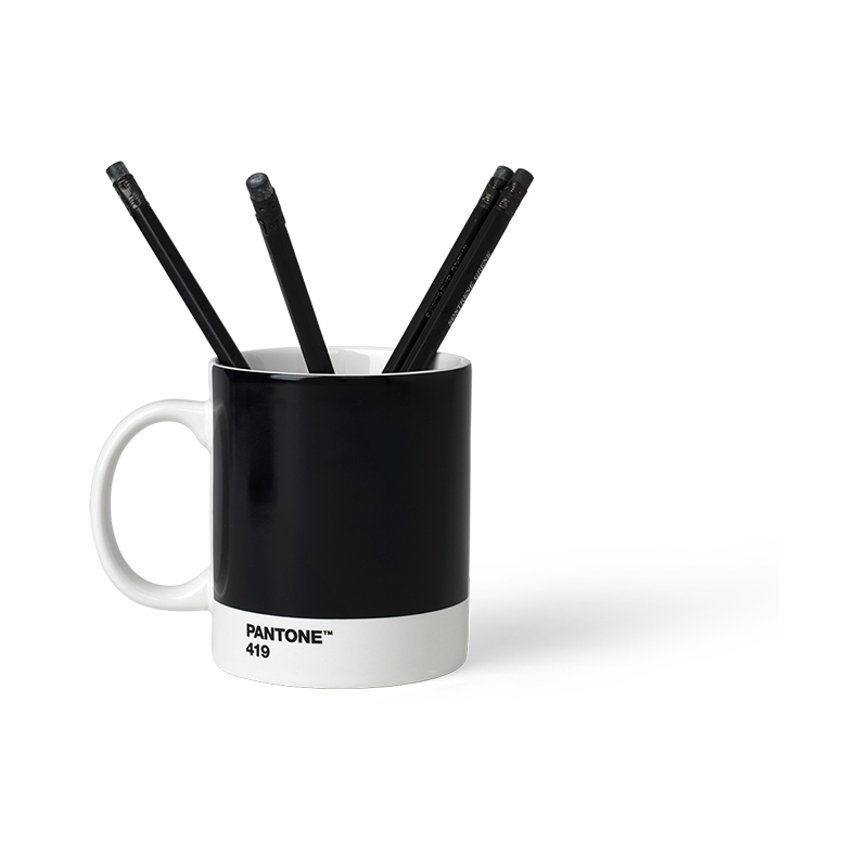 Pantone Porzellan-Becher black 419