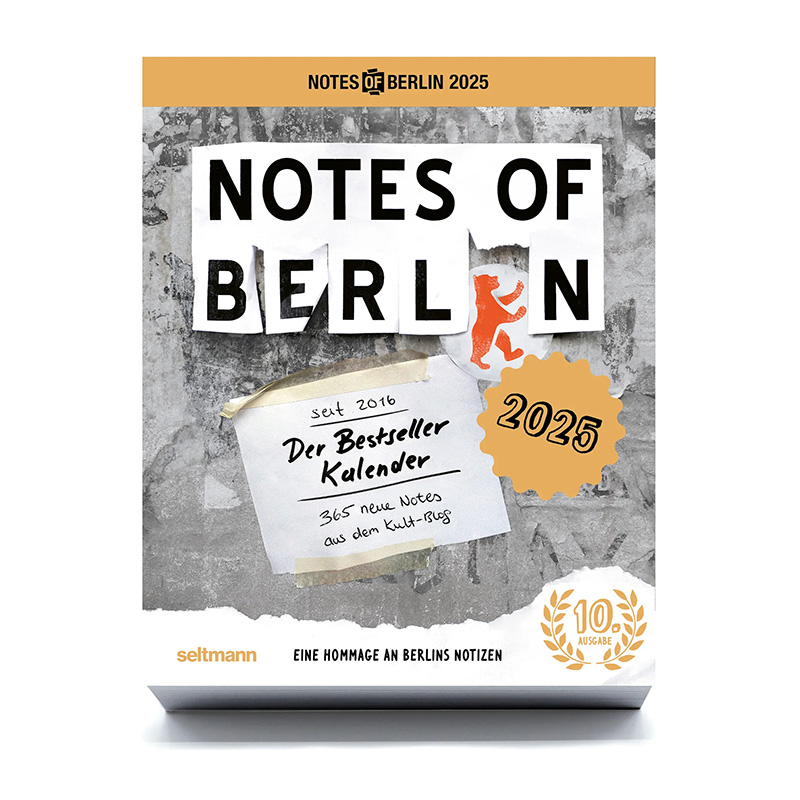 Abreißkalender 2025 - Notes of Berlin